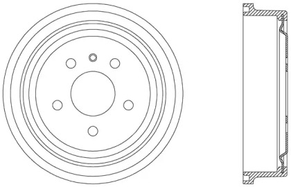 Тормозный барабан OPEN PARTS BAD9050.20