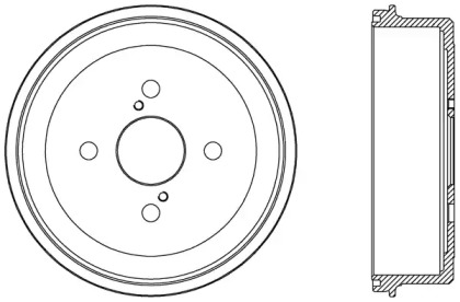 Тормозный барабан OPEN PARTS BAD9053.10