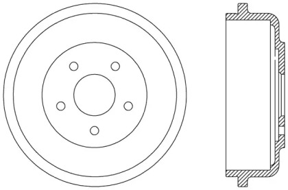 Тормозный барабан OPEN PARTS BAD9073.10