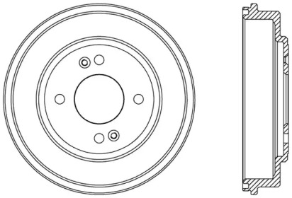 Тормозный барабан OPEN PARTS BAD9082.10