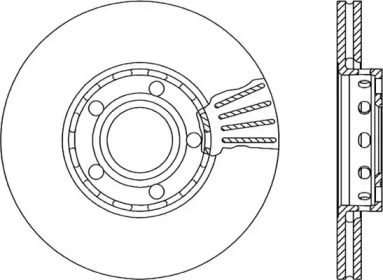 Тормозной диск OPEN PARTS BDA1039.20