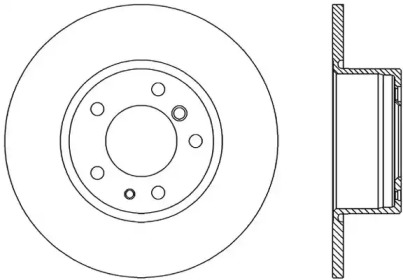 Тормозной диск OPEN PARTS BDA1085.10