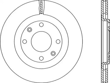 Тормозной диск OPEN PARTS BDA1106.20