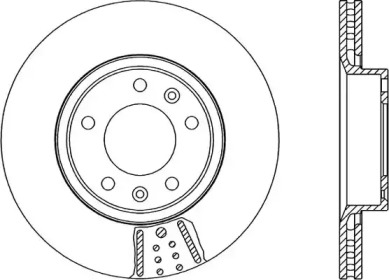 Тормозной диск OPEN PARTS BDA1109.20