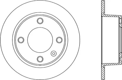 Тормозной диск OPEN PARTS BDA1113.10