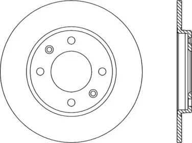 Тормозной диск OPEN PARTS BDA1115.10