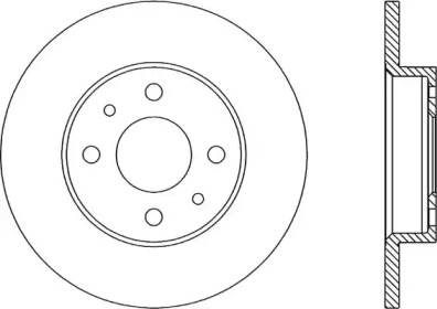 Тормозной диск OPEN PARTS BDA1144.10