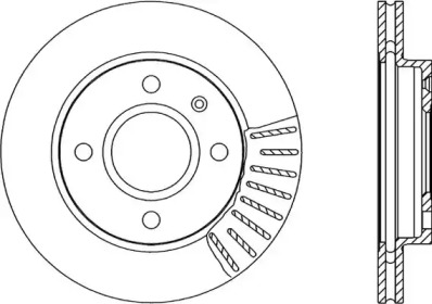 Тормозной диск OPEN PARTS BDA1176.20