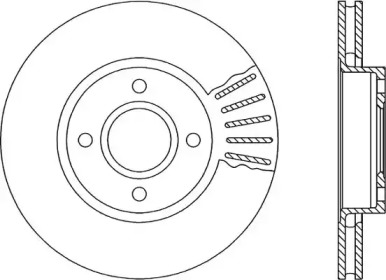 Тормозной диск OPEN PARTS BDA1190.20