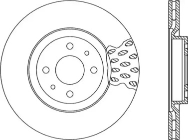 Тормозной диск OPEN PARTS BDA1231.20