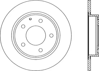 Тормозной диск OPEN PARTS BDA1282.10