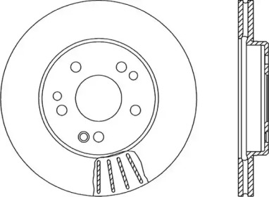 Тормозной диск OPEN PARTS BDA1295.20