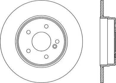 Тормозной диск OPEN PARTS BDA1316.10