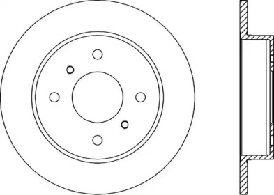 Тормозной диск OPEN PARTS BDA1391.10