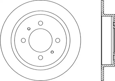 Тормозной диск OPEN PARTS BDA1396.10