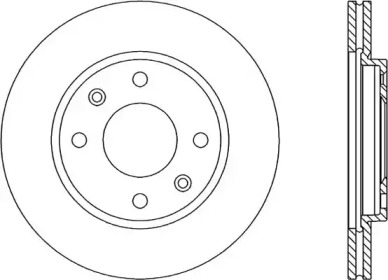 Тормозной диск OPEN PARTS BDA1432.20