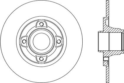 Тормозной диск OPEN PARTS BDA1461.10