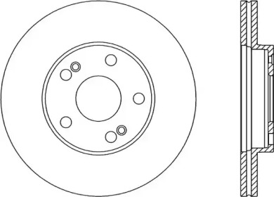 Тормозной диск OPEN PARTS BDA1465.20