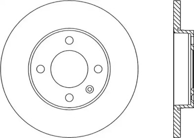 Тормозной диск OPEN PARTS BDA1574.10