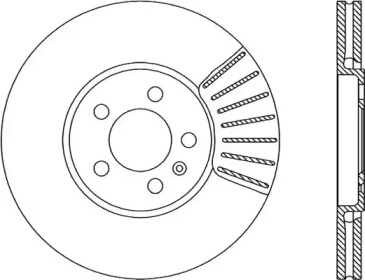 Тормозной диск OPEN PARTS BDA1591.20