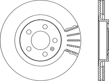 Тормозной диск OPEN PARTS BDA1666.20