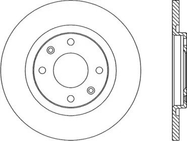 Тормозной диск OPEN PARTS BDA1717.10