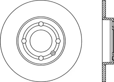 Тормозной диск OPEN PARTS BDA1733.10