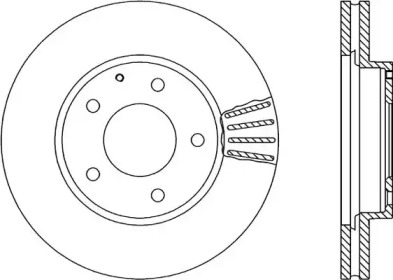 Тормозной диск OPEN PARTS BDA1776.20