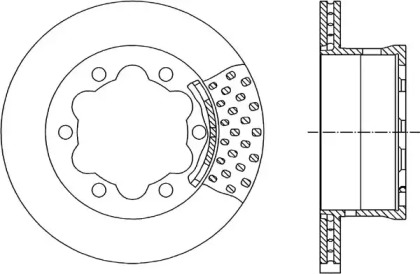 Тормозной диск OPEN PARTS BDA1786.20