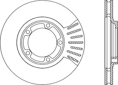 Тормозной диск OPEN PARTS BDA1791.20