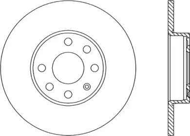 Тормозной диск OPEN PARTS BDA1806.10