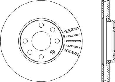 Тормозной диск OPEN PARTS BDA1807.20