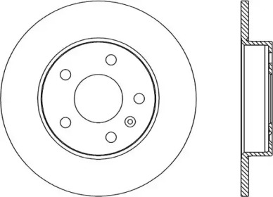 Тормозной диск OPEN PARTS BDA1811.10