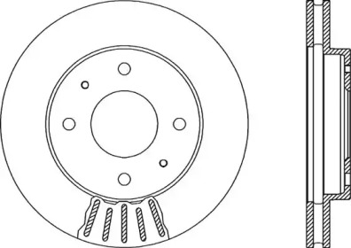 Тормозной диск OPEN PARTS BDA1870.20