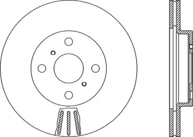 Тормозной диск OPEN PARTS BDA1877.20