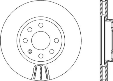 Тормозной диск OPEN PARTS BDA1880.20