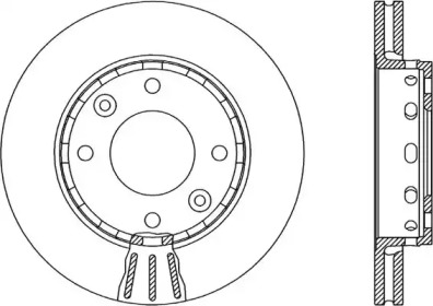 Тормозной диск OPEN PARTS BDA1886.20