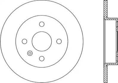 Тормозной диск OPEN PARTS BDA1896.10