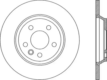 Тормозной диск OPEN PARTS BDA1897.10