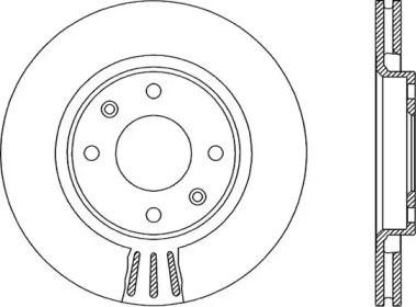 Тормозной диск OPEN PARTS BDA1901.20