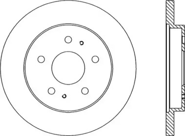 Тормозной диск OPEN PARTS BDA1920.10