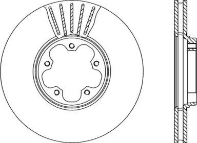 Тормозной диск OPEN PARTS BDA1947.20