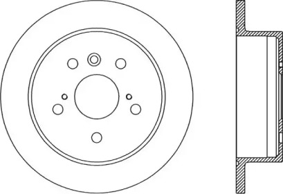 Тормозной диск OPEN PARTS BDA1969.10