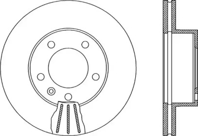 Тормозной диск OPEN PARTS BDA1979.20