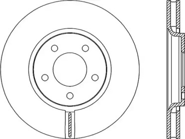 Тормозной диск OPEN PARTS BDA1981.20