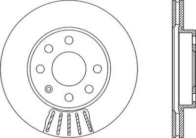 Тормозной диск OPEN PARTS BDA1983.20