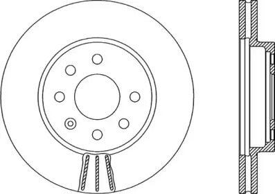 Тормозной диск OPEN PARTS BDA1984.20