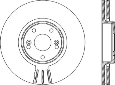 Тормозной диск OPEN PARTS BDA1999.20