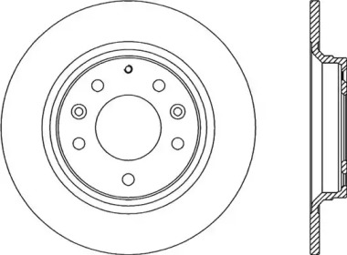 Тормозной диск OPEN PARTS BDA2023.10