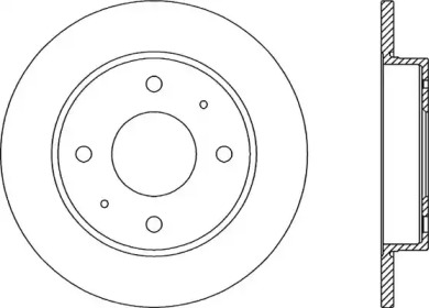 Тормозной диск OPEN PARTS BDA2039.10